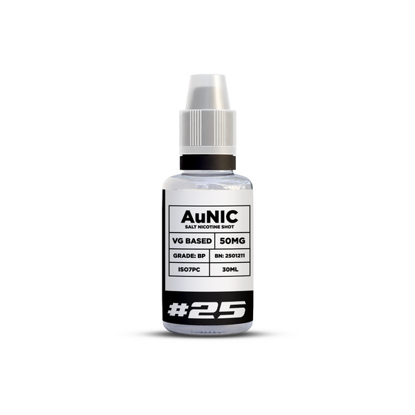 AuNic 25mg Salt Shot (VG) (30ml)