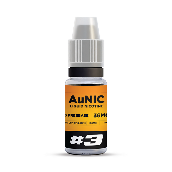AuNic 3mg Freebase Nicotine Shot (PG) (10ml)