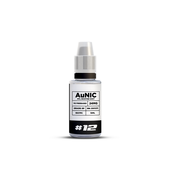 AuNic 12mg Freebase Nicotine Shot (VG) (15ml)